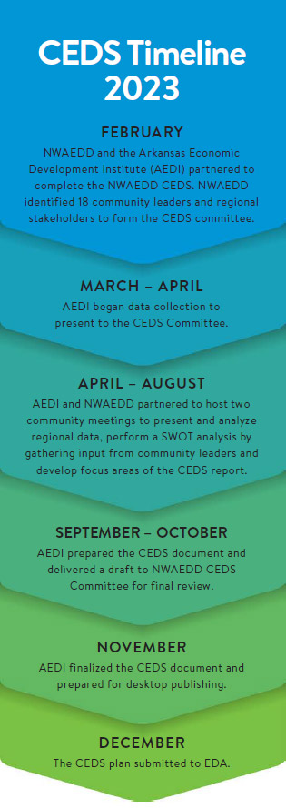 CEDs process timeline